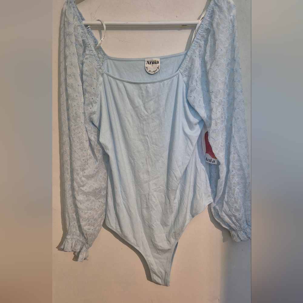 ARULA Blue Bodysuit Sz.2X NWT